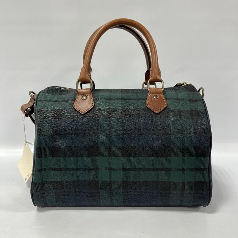 ポロ ラルフローレン/ミニ ボストンバッグ/ブラックウォッチ