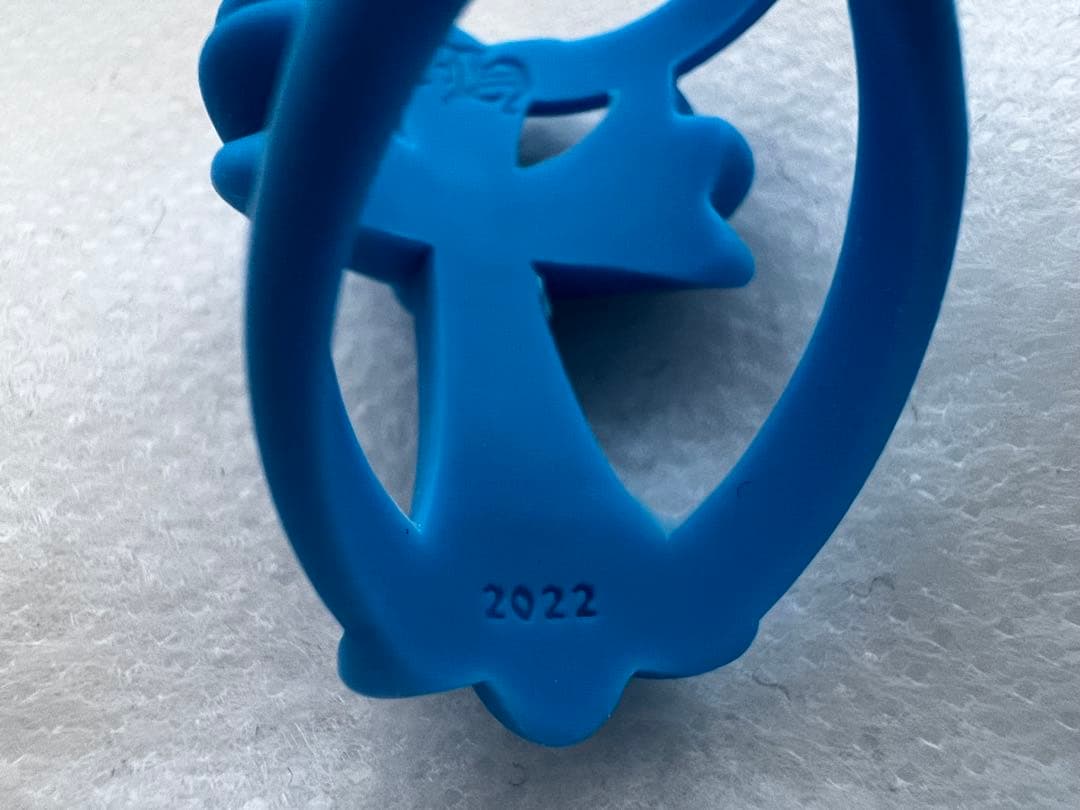 ア*ム様 クロムハーツ｜シリコンリング ブルー クロス Sサイズ - メルカリ