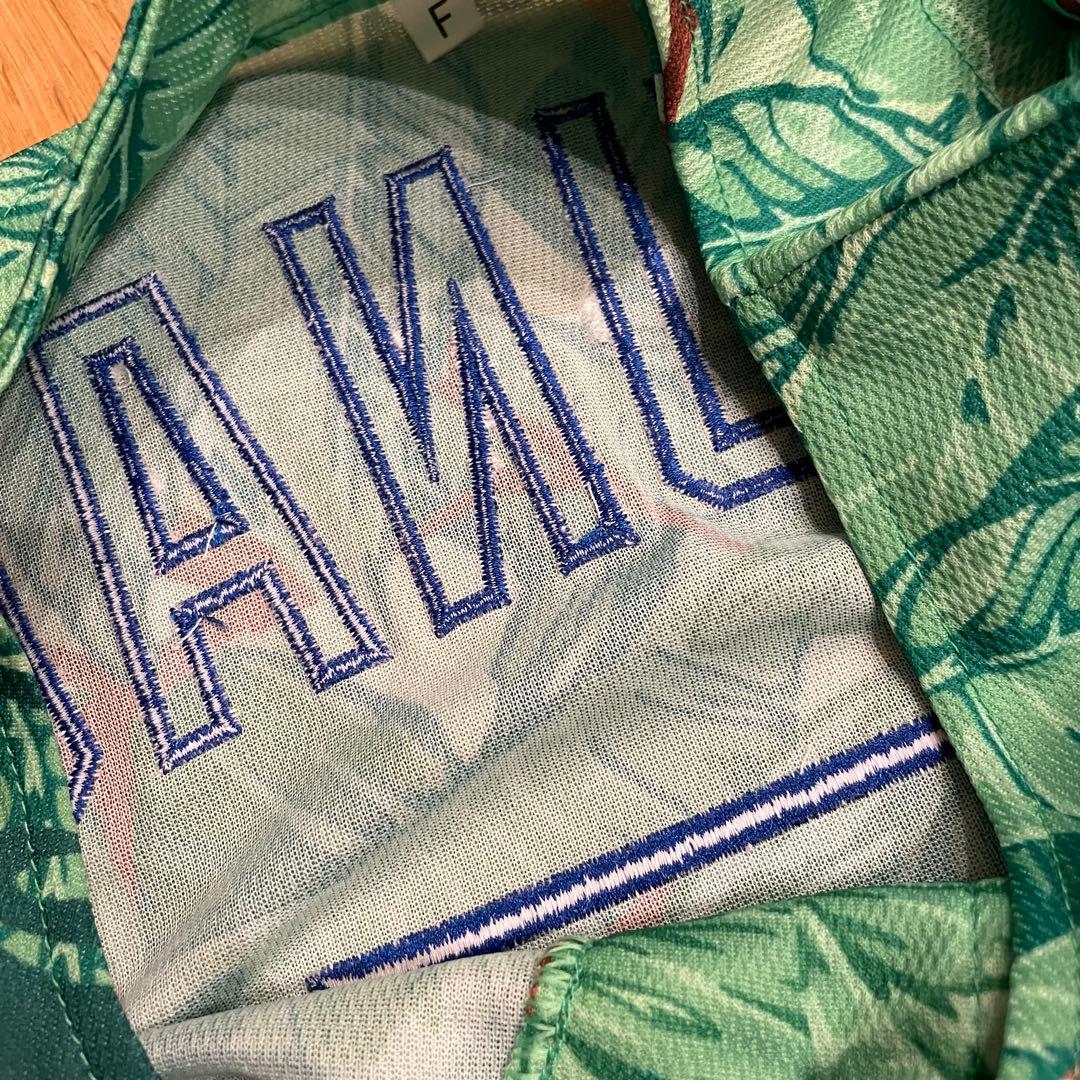 中日ドラゴンズ 昇竜 ユニホーム 夏 緑 #7 福永裕基 一重縁取り刺繍