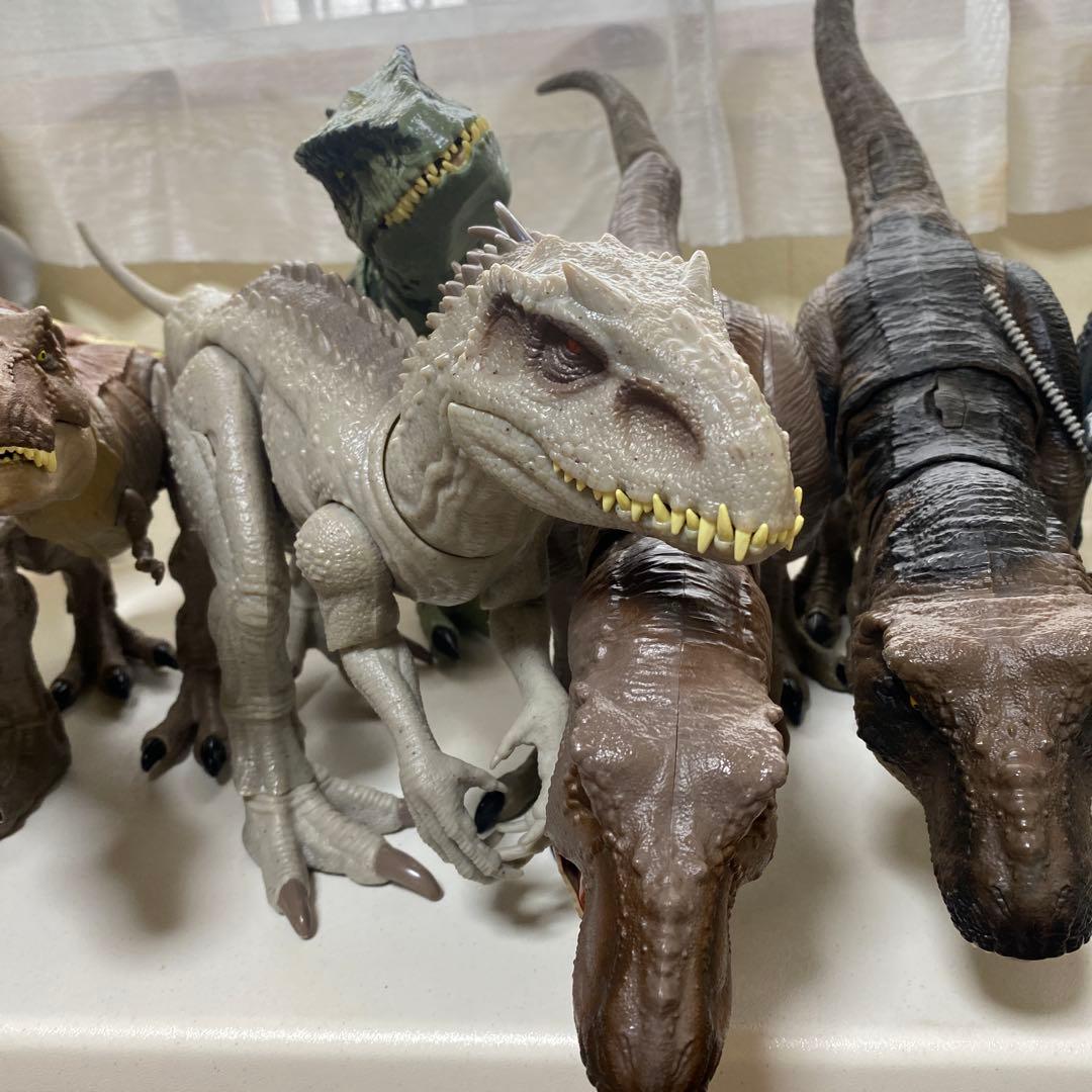 マテル　ジュラシックパーク　ワールド　恐竜　フィギュア　人形　まとめ売り　40体