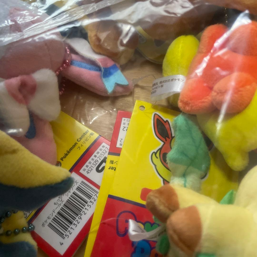 タグ付 もっちりマスコット ポケモンドールズ ブイズ 9匹コンプリート