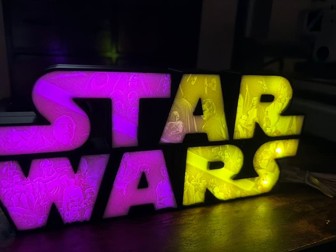 多色 スターウォーズ STARWARS ライト リモコン付き