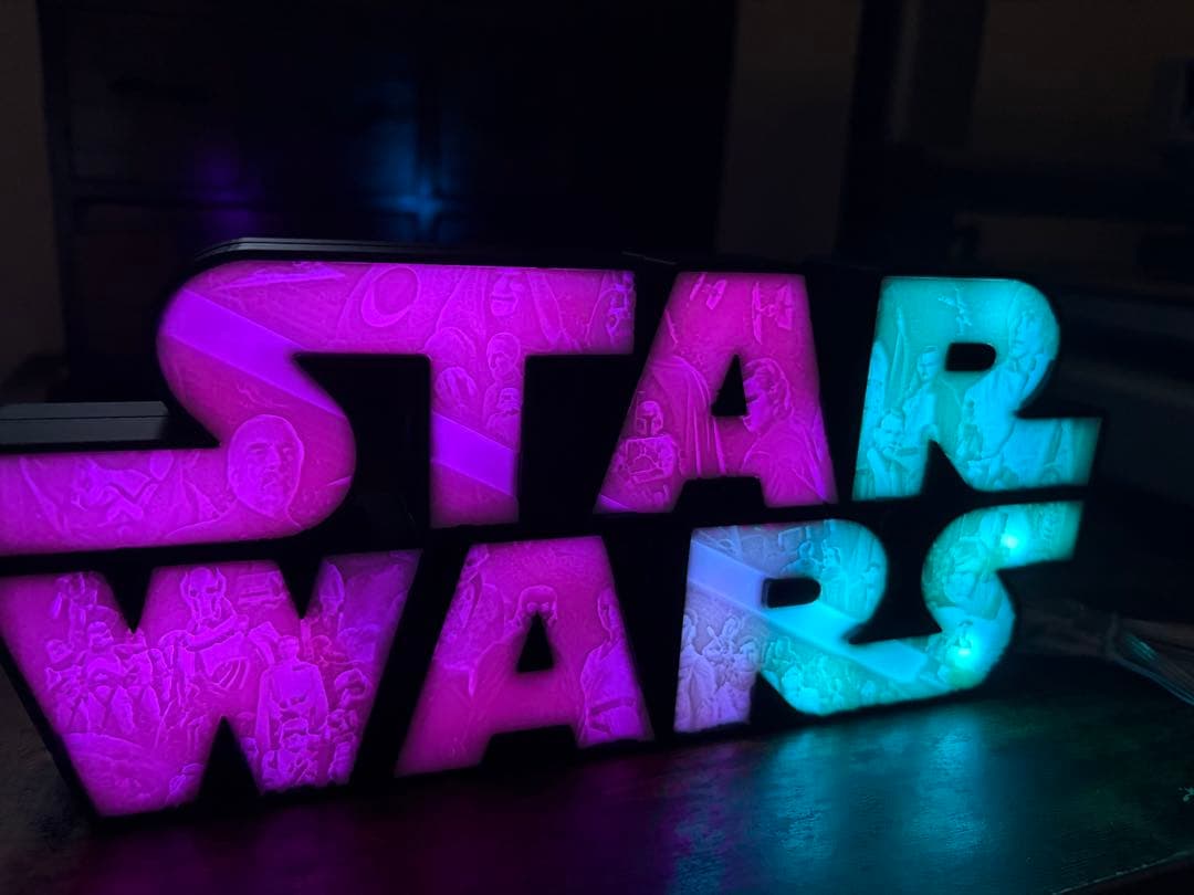 多色 スターウォーズ STARWARS ライト リモコン付き