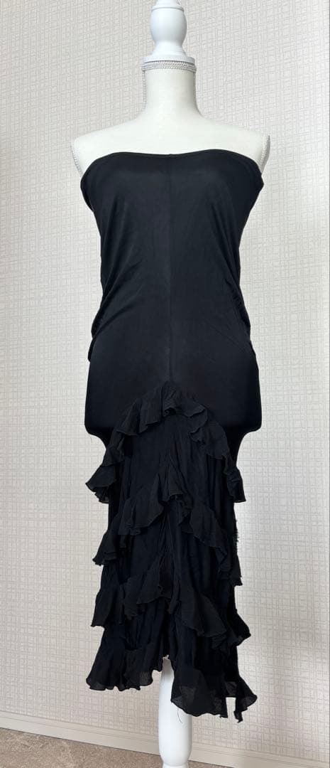 Christian Dior ブラック ベアトップ 34 Christian Dior ブラック ベアトップ 34