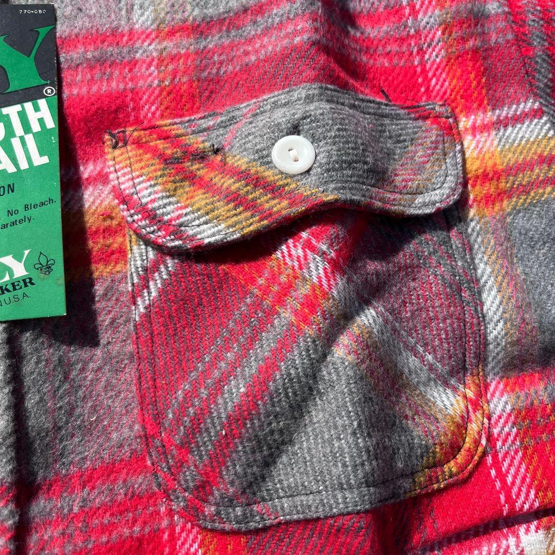 ワ*サ様 【デッドストック】70’s “ELY\"ヘビーコットン フランネル シャ