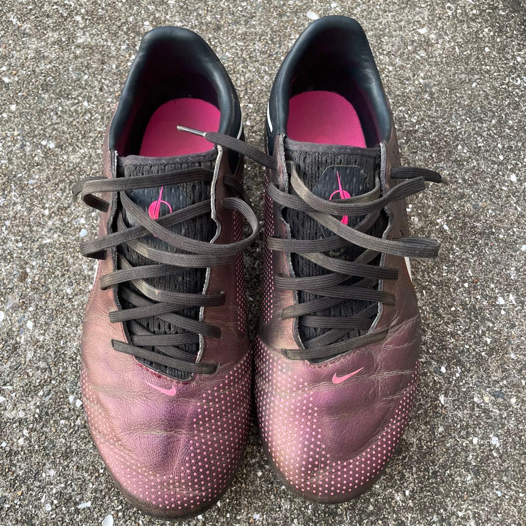 値下 Nike Tiempo 9 サッカー 黒/紫 ナイキティエンポ 27cm - メルカリ