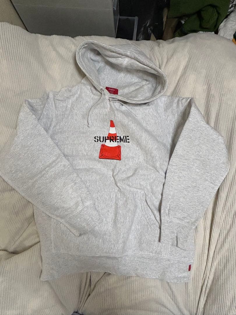 Supreme シュプリーム　コーンパーカー 19AW M グレー Supreme（シュプリーム） 19AW Cone Hooded Sweatshirt コーンデザイン