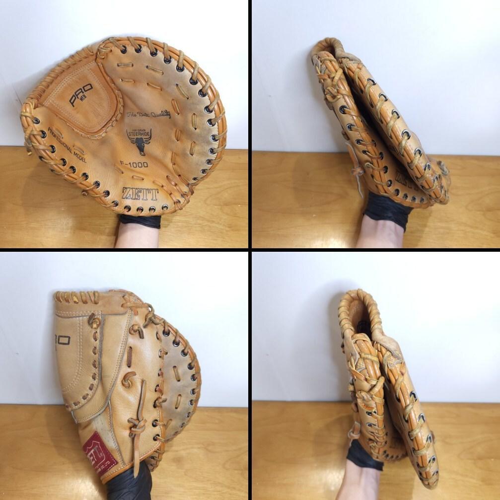 ZETT クラウンラベル 王冠 ビンテージ 激レア ファーストミット