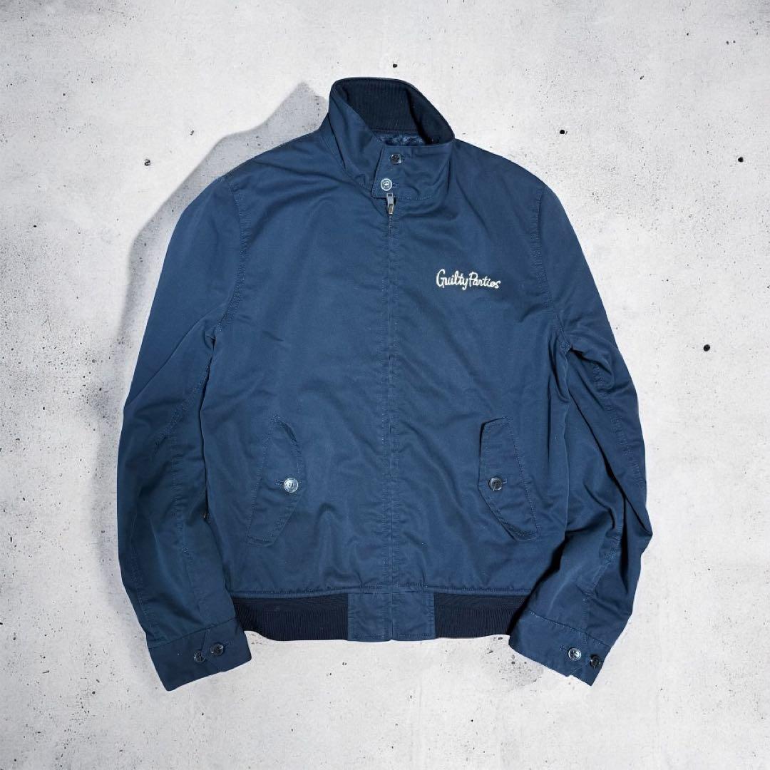 希少 WACKO MARIA 初期 裏ボア ジャケット バック刺繍 ネイビー M