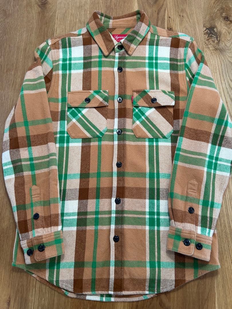 トップス Supreme Heavyweight Plaid Flannel Shirt Supreme Heavy Flannel Shirt (FW22) - $158