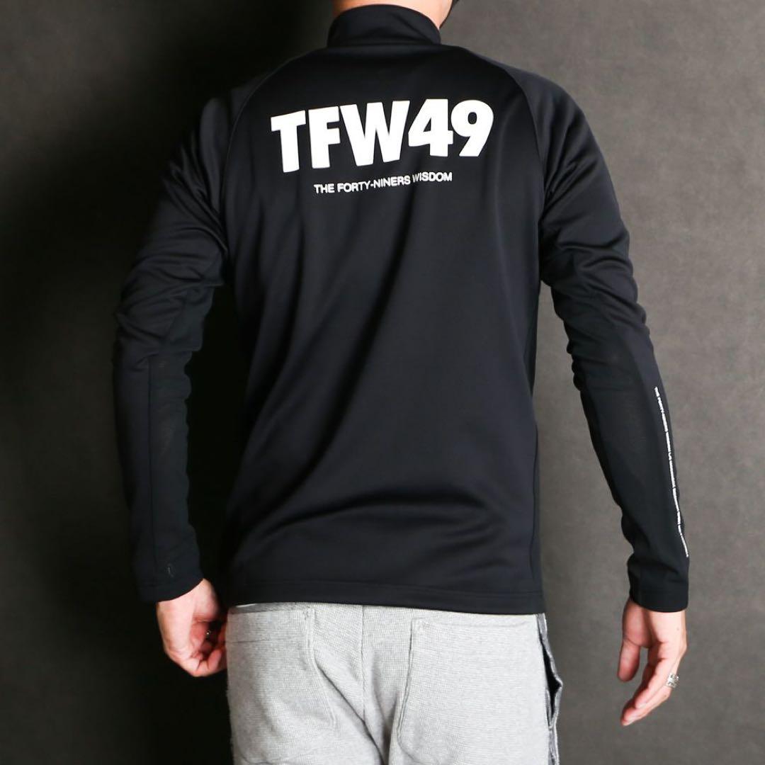 TFW49 モックネック サイドメッシュ　T102220014 XL TFW49 - L/S MOCKNECK SIDE MESH T / モックネック サイドメッシュT