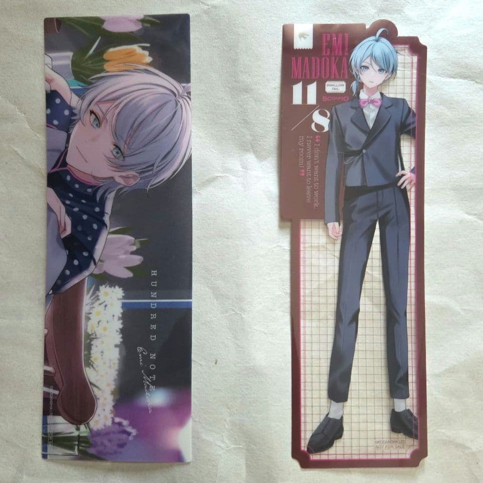 恵美まどか しおり 2枚セット 初版限定特典 ハンドレッドノート - メルカリ