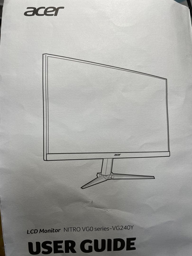 acer ゲーミングモニター　144Hz 0.5ms Full HD