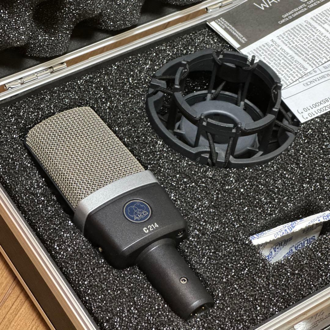AKG C214 コンデンサーマイク ハードケース付き