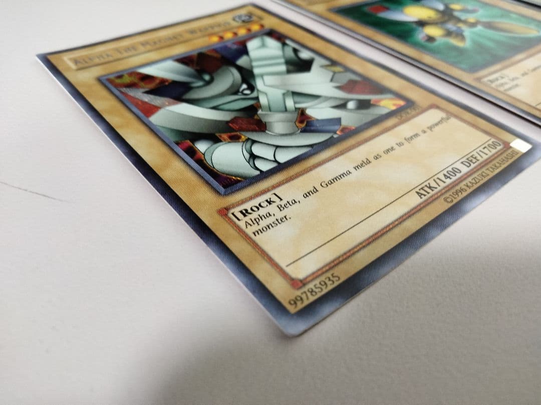 遊戯王OCG アルファ・ベータ・ガンマの磁石戦士セット 海外版