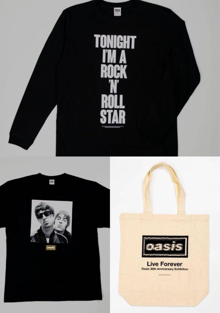 未使用 oasis30周年特別展 live forever グッズ3点セット - メルカリ
