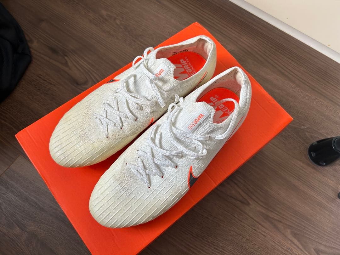 NIKE マーキュリアルヴェイパー12エリートFG 25.5cm ホワイト