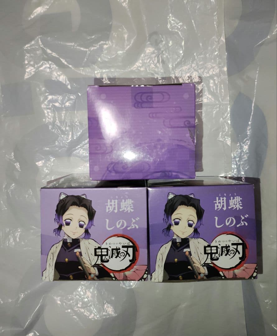 鬼滅の刃 胡蝶しのぶ ひっかけフィギュア 3点 未開封