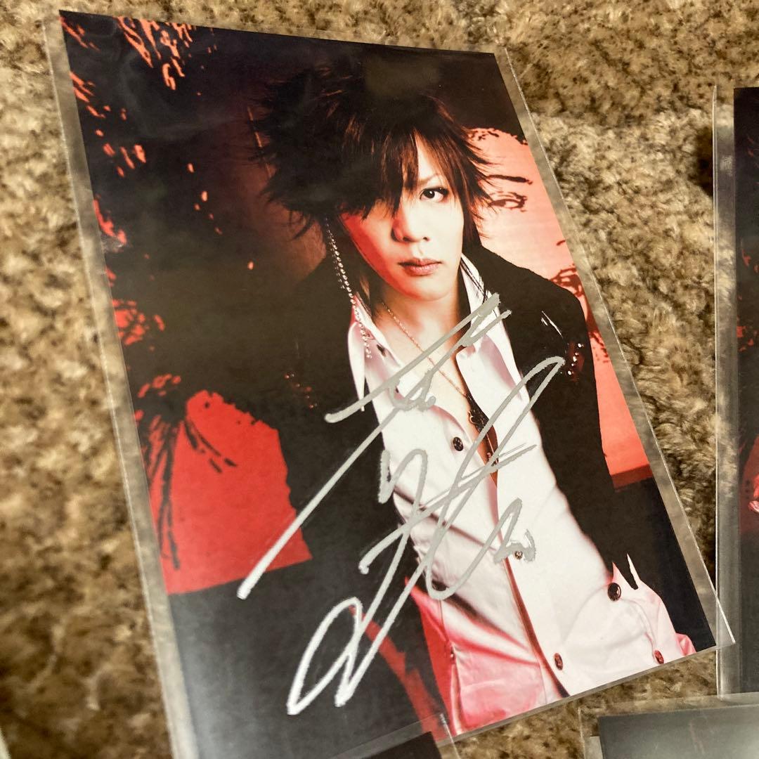 theGazettE直筆サイン入りポラロイド5枚セット