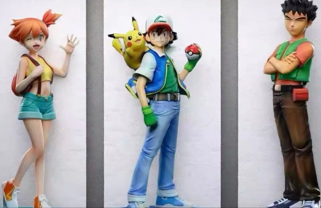 ポケットモンスター　サトシ　カスミ　タケシ　フィギュアガレージキッド　まとめ売り ポケットモンスター サトシ カスミ タケシ フィギュアガレージキッド