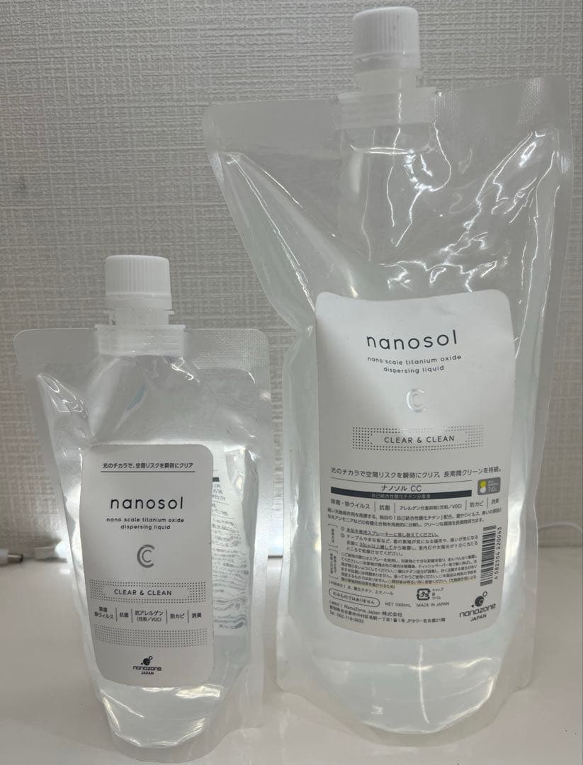 【新品未使用】ナノソルCC レフィル 1000ml　300ml 詰め替え用 楽天市場】ナノソルCC レフィル 1000ml 詰め替え用 除菌・抗菌・除