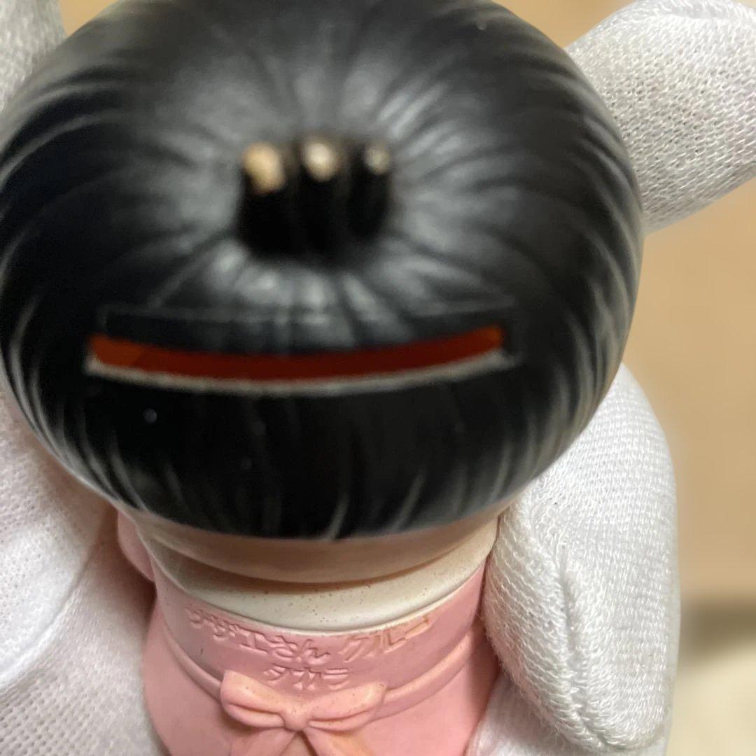 (希少) 昭和レトロ　サザエさん　タカラ　ワカメちゃん　貯金箱　ソフビ