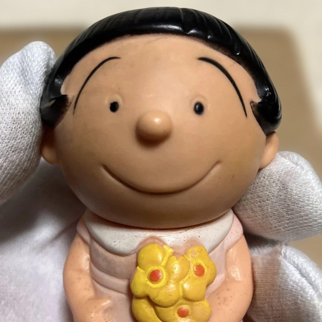 (希少) 昭和レトロ　サザエさん　タカラ　ワカメちゃん　貯金箱　ソフビ