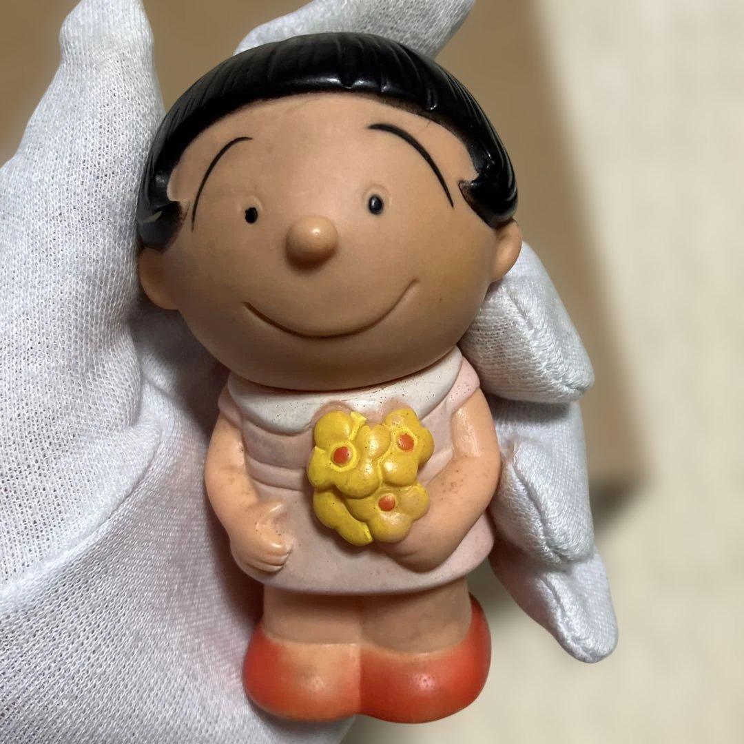 (希少) 昭和レトロ　サザエさん　タカラ　ワカメちゃん　貯金箱　ソフビ