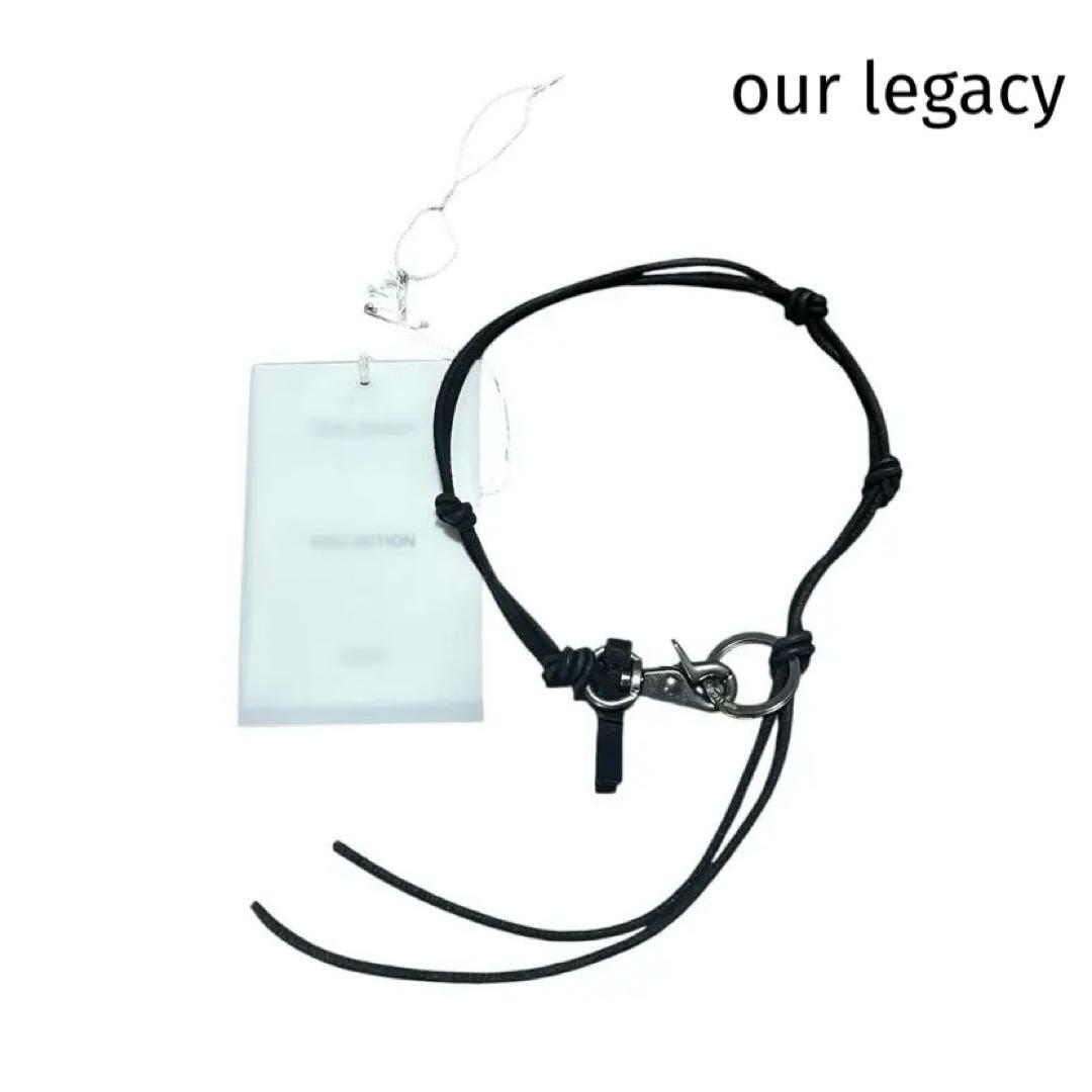 our legacy ladon black leather アワーレガシー OUR LEGACY（アワー レガシー）
