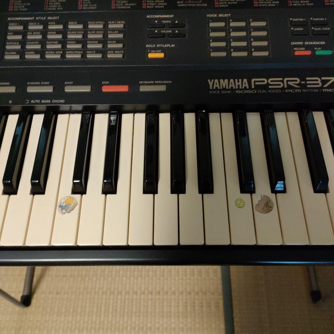 初心者向キーボード YAMAHA PSR-37 取説あり - メルカリ