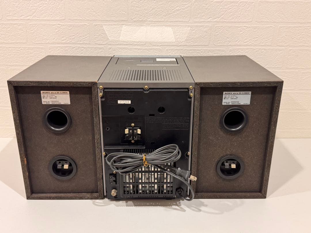 【レア・完動品】 SONY CMT-J3MD メタリック調　《手渡し可能》