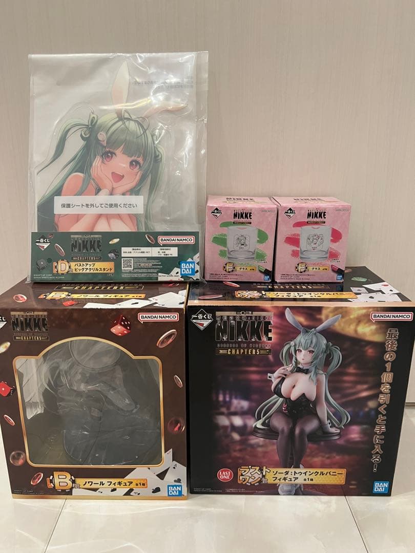 一番くじ 勝利の女神 : NIKKE ラストワン　ソーダノワール　フィギュア 勝利の女神：NIKKE』新作一番くじはバニーガール尽くし！セットで揃え