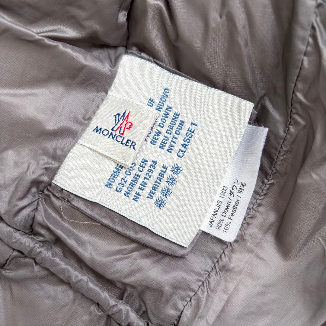 美品✨】モンクレール エルミンヌ グレー Mサイズ 国内正規品 シリアル