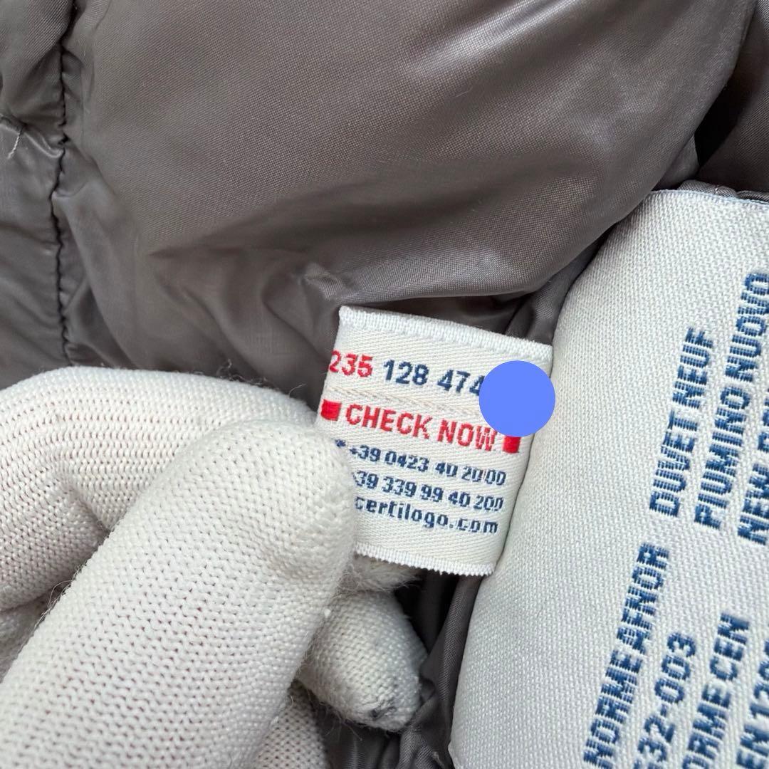 美品✨】モンクレール エルミンヌ グレー Mサイズ 国内正規品 シリアル