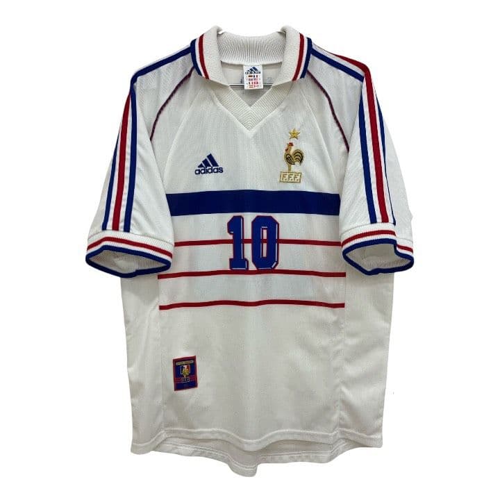 98-99 フランス代表 ジダン アディダスオフィシャルユニフォーム