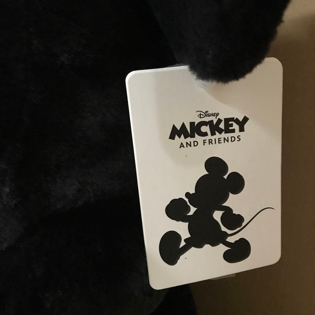 ミッキー ぬいぐるみ 特大 100㎝ ブラック ブランケット付き - メルカリ