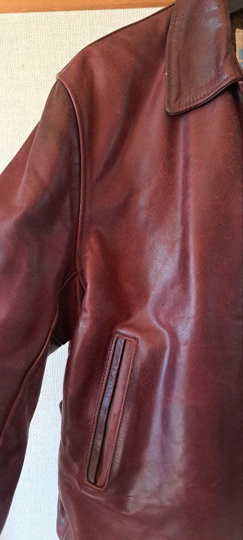 AERO LEATHER ハーフベルト 42 ブラウン アルパカウール - メルカリ