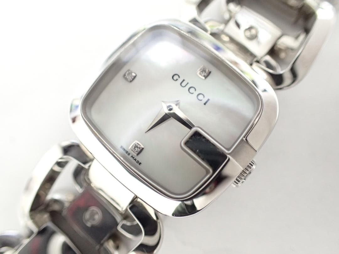 グッチ 125.5 Gコレクション シェル文字盤 腕時計 G-Timeless 【当店限定】 グッチ GUCCI メンズ 時計 G-TIMELESS G