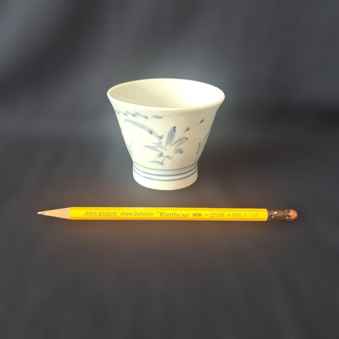 400年前のロマン！ 初期伊万里 蕎麦ちょこ」 染付猪口(直径8cm) 骨董ア
