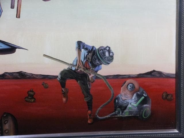 千田哲也『MONSTER SWEEPER type-LOAD』油彩 0603P