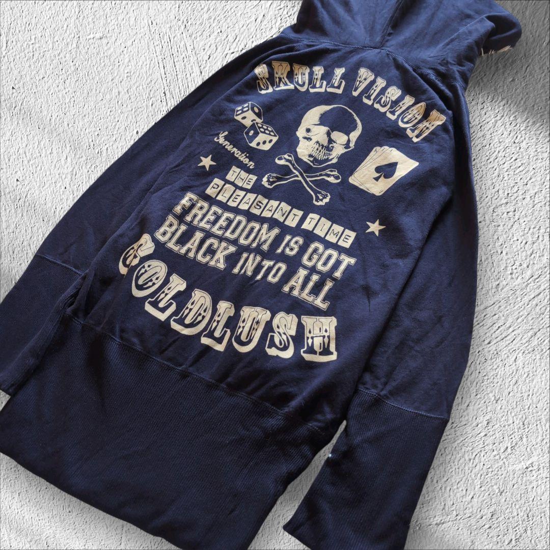 未使用✨️d.i.a.ダイヤ ロングパーカー スカル Y2K 平成ギャル - メルカリ