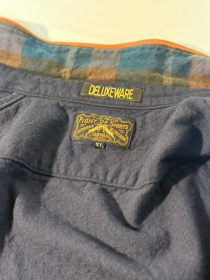 DELUXEWARE デラックスウエア ガチ シャツ HV-20 限定 XL - メルカリ