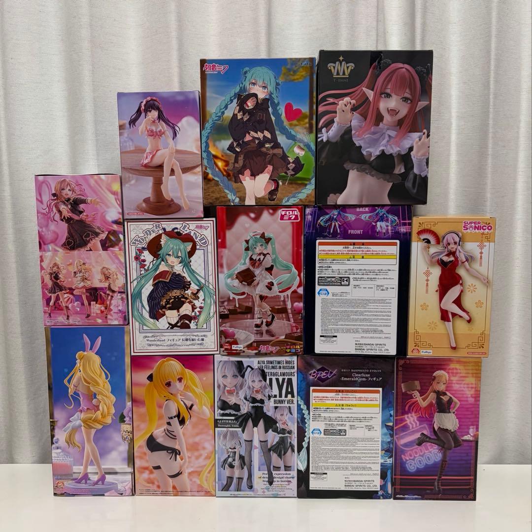 美少女 フィギュア 13体 まとめ売り 初音ミク すーぱーそに子 AMP