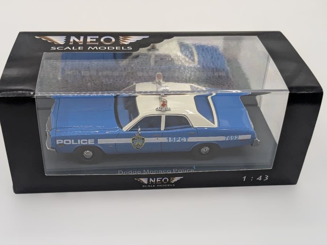 NEO　ダッジ　モナコ　ポリスカー　ニューヨーク 新品 KKDC181156 KK scale 1/18 ダッジ モナコ ニューヨーク州警察