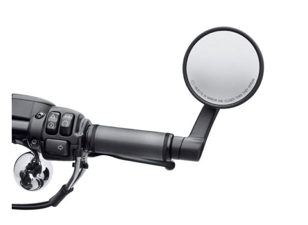 新品 ハーレー純正 ハンドグリップ／バーエンドミラー ダイナ