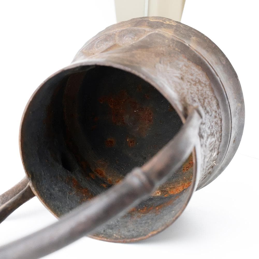 南部鉄瓶 大祐堂 笹竹文 鉄瓶 大振り 松笠摘み 竹提手 湯沸し茶道具