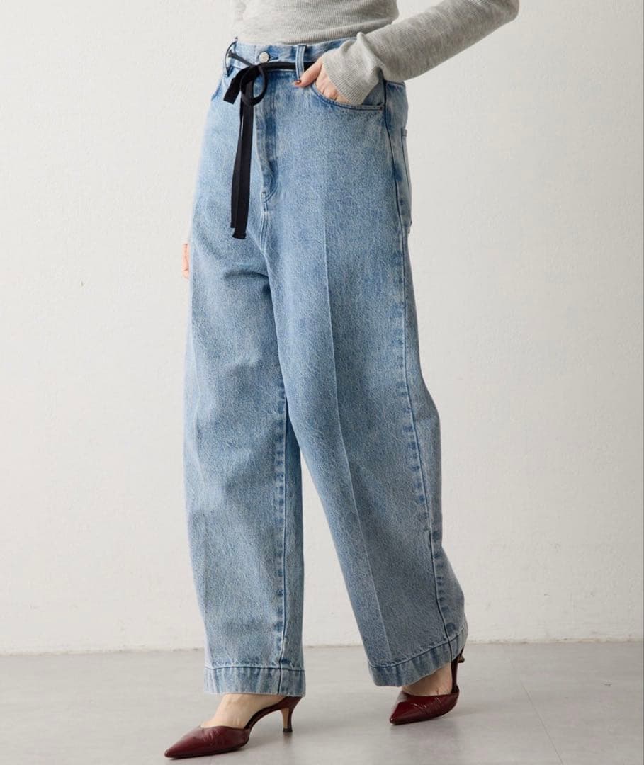 Whim Gazette／センタープレスデニムパンツ／36サイズ - メルカリ