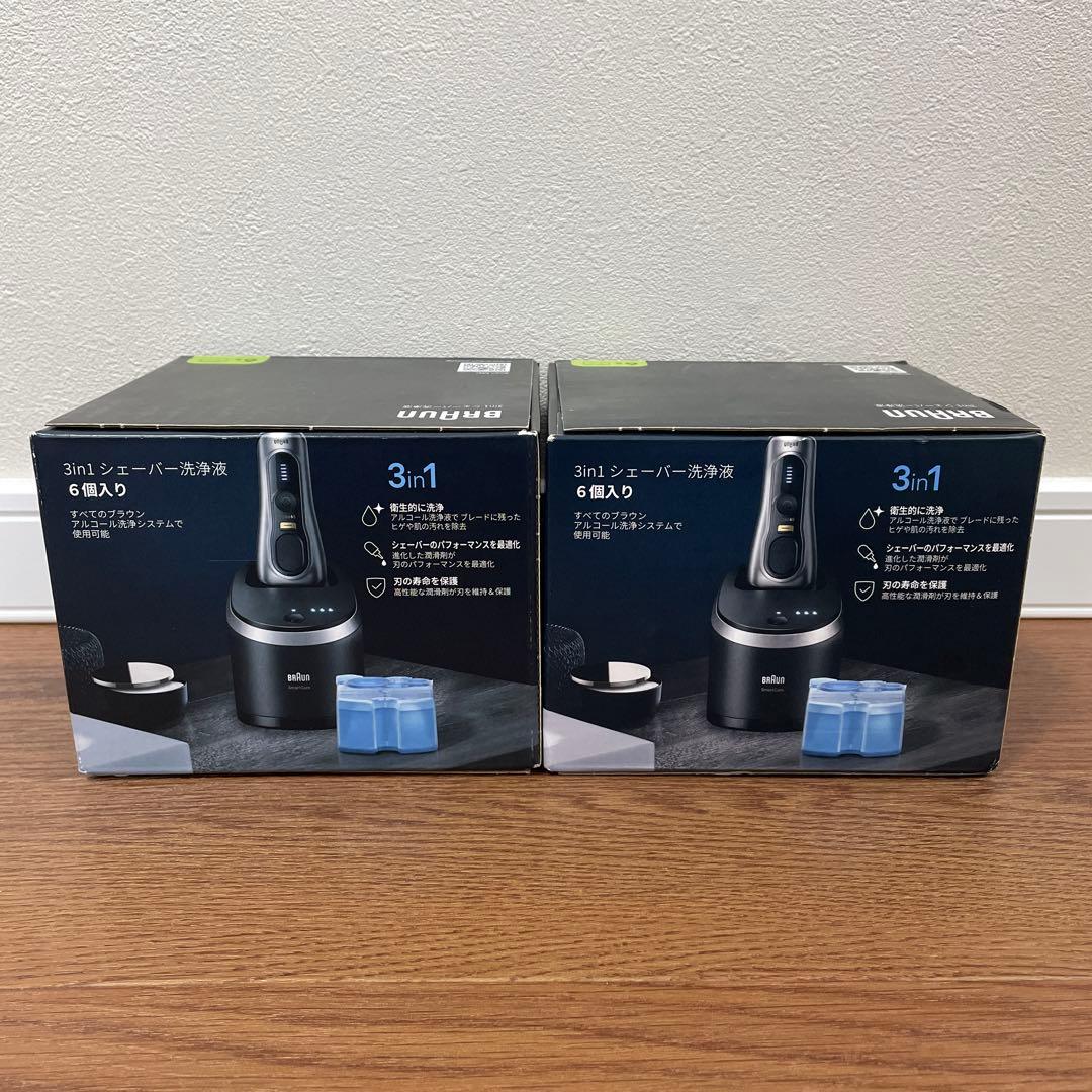 新品 BRAUN 3in1シェーバー洗浄器 6個入り2セット ブラウン - メルカリ