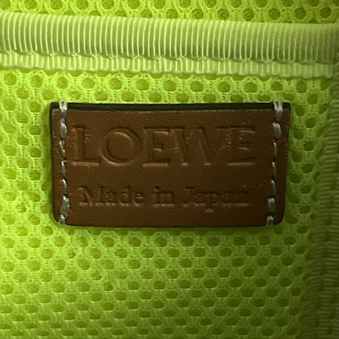 良品 ロエベ メッセンジャーバッグ アイ ネイチャー デニム アナグラム