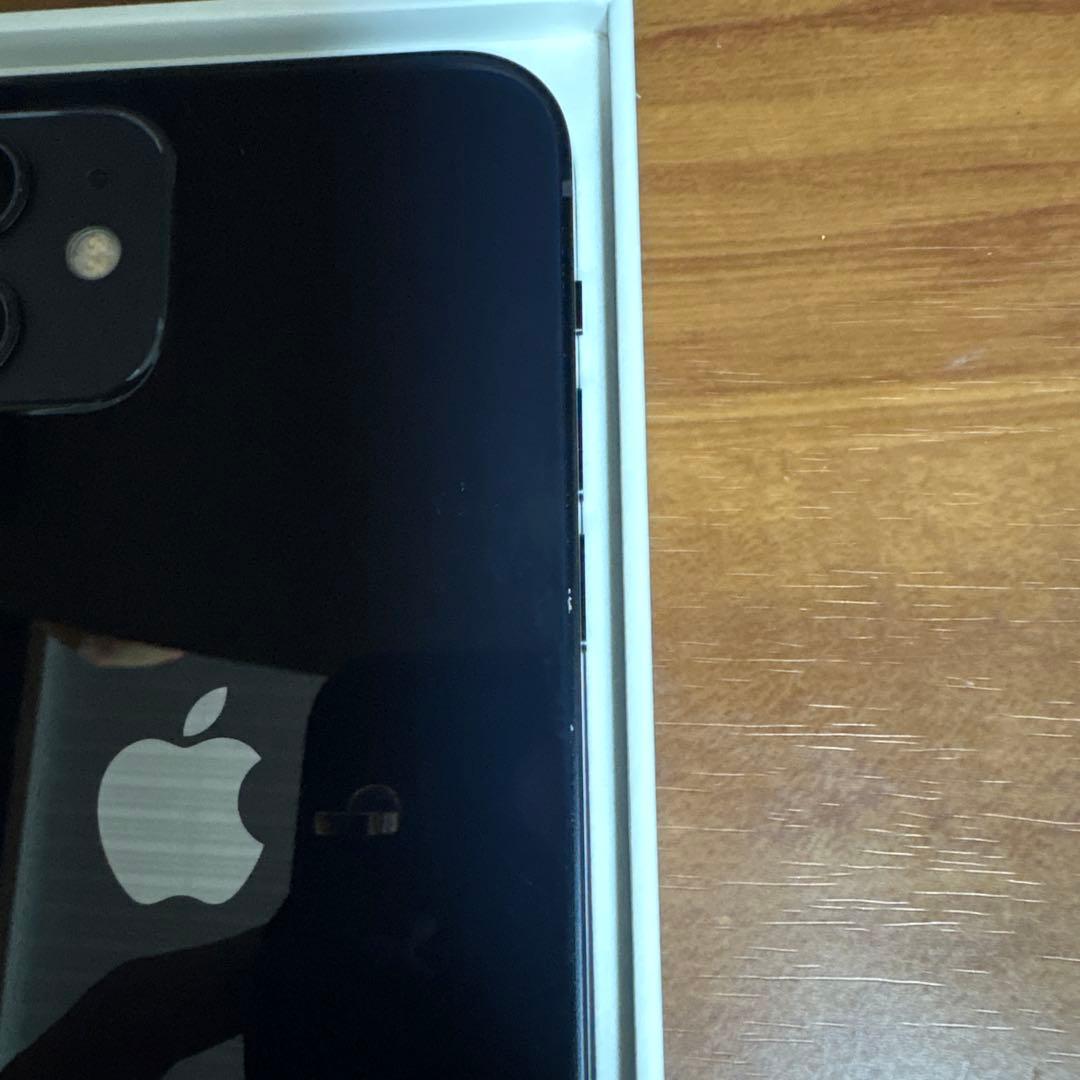 Apple iPhone 12 64GBブラック 本体 充電ケーブル付き Apple iPhone 12